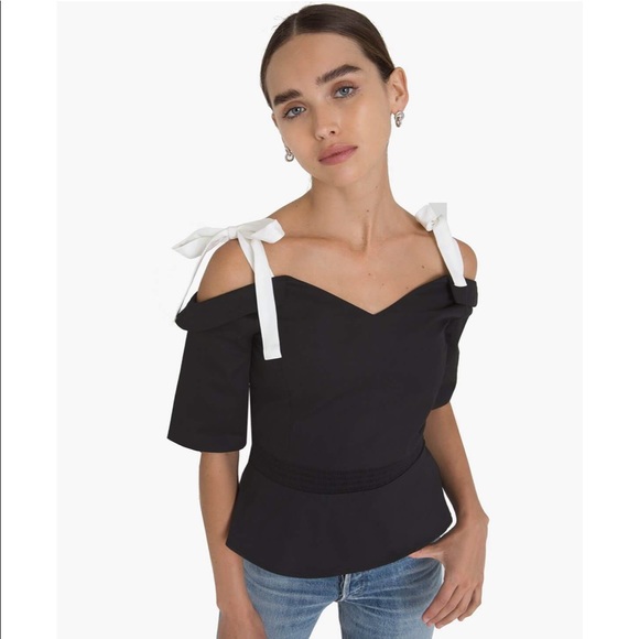 Pixie Market Tops - Shoulder Bow Tie Top